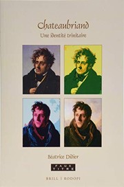 Cover of: Chateaubriand: Une Identité Trinitaire