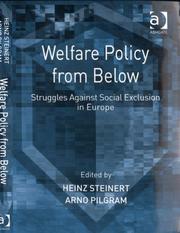 Cover of: Welfare Policy from Below