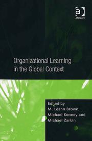 Cover of: Organizational Learning in the Global Context