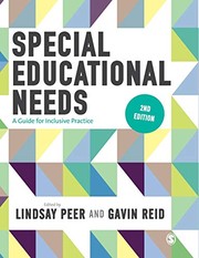 Cover of: Special educational needs: a guide for inclusive practice