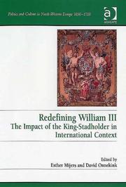 Redefining William III by Esther Mijers, David Onnekink
