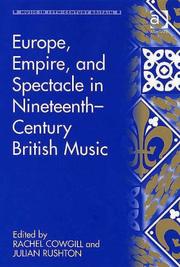Cover of: Europe, empire, and spectacle in nineteenth-century British music