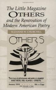 Cover of: little magazine Others and the renovation of American poetry | Suzanne W. Churchill