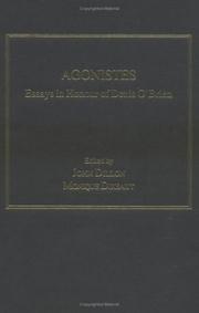 Cover of: Agonistes: essays in honour of Denis O'Brien