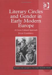Cover of: Literary circles and gender in early modern Europe by Julie D. Campbell