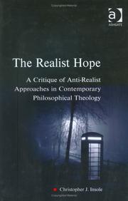 Cover of: The Realist Hope by Christopher J. Insole