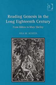 Cover of: Reading Genesis in the Long Eighteenth Century: From Milton to Mary Shelley