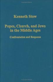 Cover of: Popes, Church, and Jews in the Middle Ages: Confrontation and Response (Variorum Collected Studies Series) (Variorum Collected Studies Series)