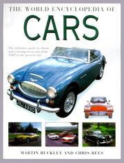 Cover of: The World Encyclopedia of Cars