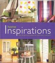 Cover of: Home Inspirations by Deborah Barker