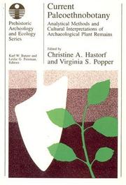 Current paleoethnobotany by Christine Ann Hastorf