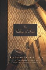 Cover of: The Valley of Fear by Arthur Conan Doyle, Arthur Conan Doyle