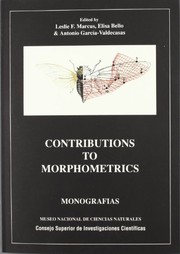 Cover of: Contributions to morphometrics