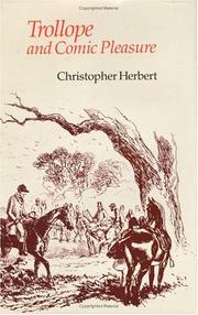 Cover of: Trollope and comic pleasure by Christopher Herbert