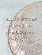 Cover of: Architecture and Geometry in the Age of the Baroque by George L. Hersey