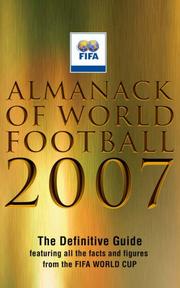 Cover of: Almanack of World Football 2007 (Almanack of World Football)