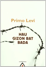 Cover of: Hau gizon bat bada