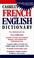 Cover of: Cassell's French and English dictionary