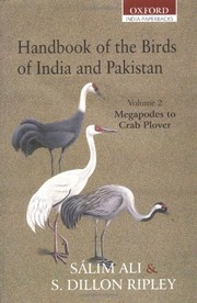 Cover of: Handbook of the birds of India and Pakistan, together with those of Bangladesh, Nepal, Bhutan, and Sri Lanka