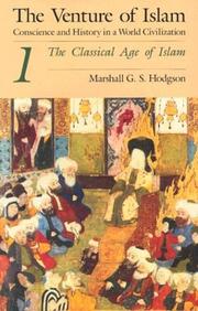 Cover of: The Venture of Islam, Volume 1 by Marshall G. S. Hodgson
