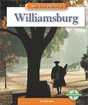 Cover of: Williamsburg by Judy Alter