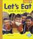 Cover of: Let's Eat