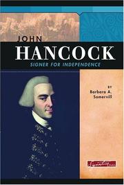 Cover of: John Hancock: Signer For Independence (Signature Lives)