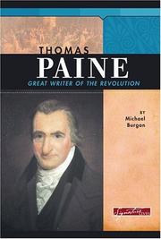 Cover of: Thomas Paine: Great Writer Of The Revolution (Signature Lives)