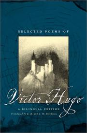 Cover of: Selected poems of Victor Hugo: a bilingual edition