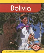 Cover of: Bolivia (First Reports - Countries) | Robert B. Noyed