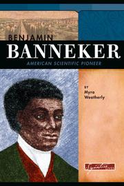 Cover of: Benjamin Banneker: American scientific pioneer.