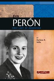 Cover of: Eva Peron, First Lady of Argentina by Darlene R. Stille
