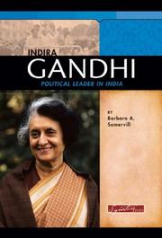 Cover of: Indira Gandhi by Barbara A. Somervill