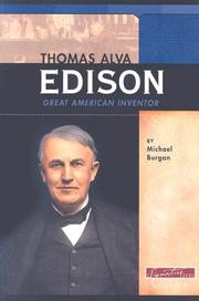 Cover of: Thomas Alva Edison: Great American Inventor (Signature Lives: Modern America)