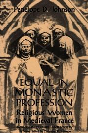 Equal in monastic profession by Penelope D. Johnson