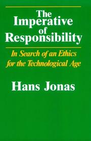 Cover of: The Imperative of Responsibility by Hans Jonas