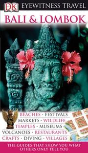 Cover of: Bali and Lombok (Eyewitness Travel Guides) by DK Publishing