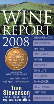 Cover of: Wine Report 2008 (Wine Report) by Tom Stevenson