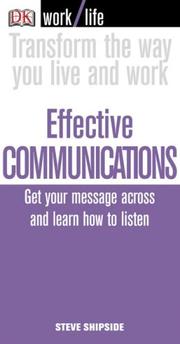 Cover of: Effective Communications (WORKLIFE)