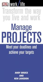 Cover of: Manage Projects (WORKLIFE)