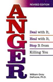 Cover of: Anger by Bill DeFoore
