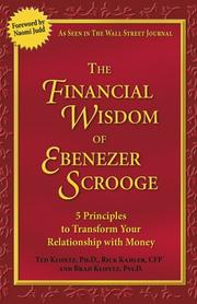 Cover of: The financial wisdom of Ebenezer Scrooge | Ted Klontz