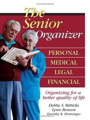 Cover of: The Senior Organizer: Personal, Medical, Legal, Financial