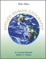 Cover of: Applied Human Geography