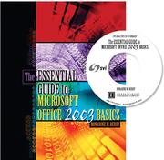 Cover of: The Essential Guide to Microsoft Office 2003 Basics by 