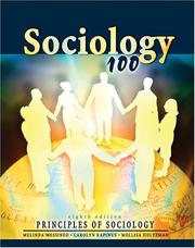 Cover of: Sociology 100: Principles of Sociology