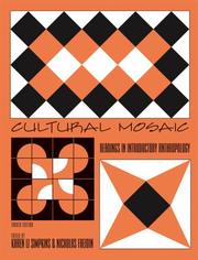 Cover of: Cultural Mosaic: Readings in Introductory Anthropology