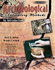 Cover of: Archaeological Laboratory Methods by Mark Q. Sutton, Brooke S. Arkush, Mark Q. Sutton, Brooke S. Arkush