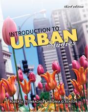 Cover of: Introduction to Urban Studies