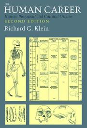 Cover of: The Human Career by Richard G. Klein